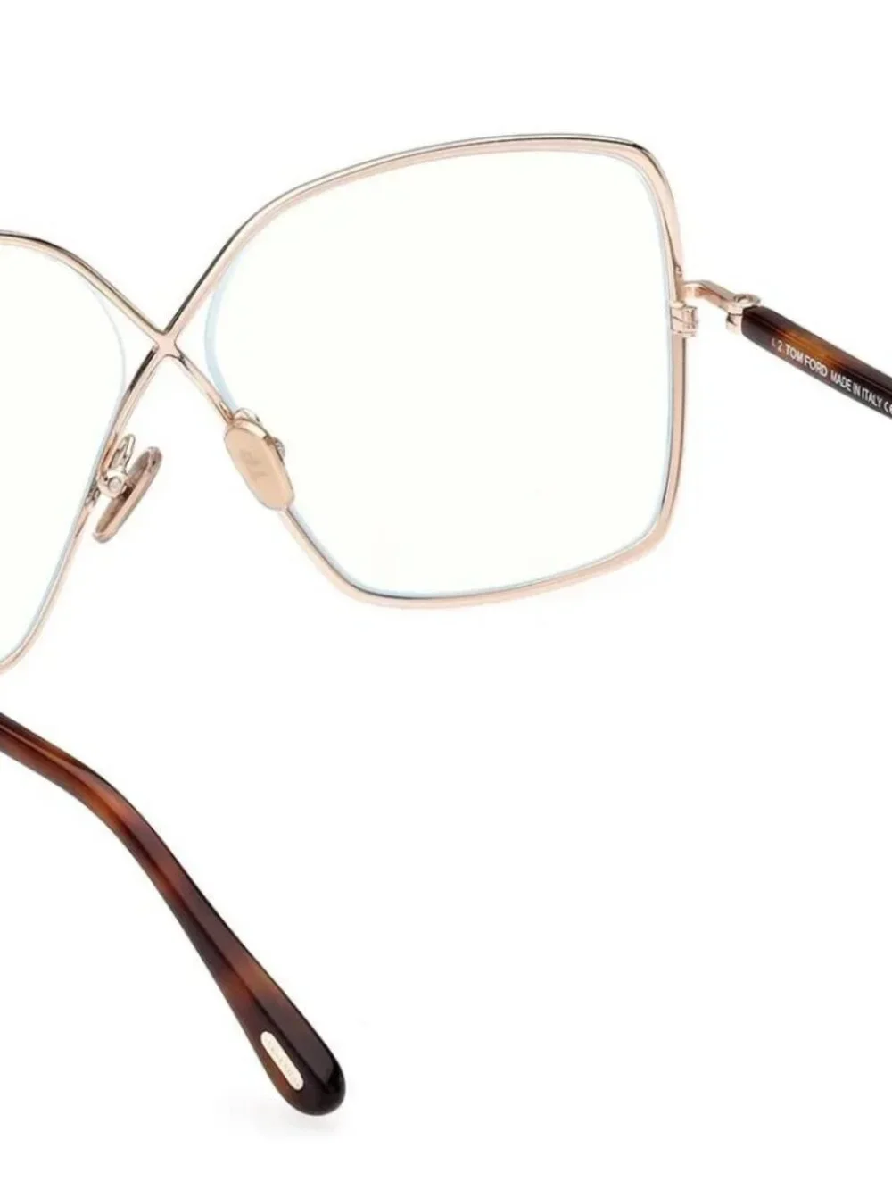 NEW Tom Ford TF5841-B 028 Rose Gold Blue Light Block Eyeglasses 59-10-135